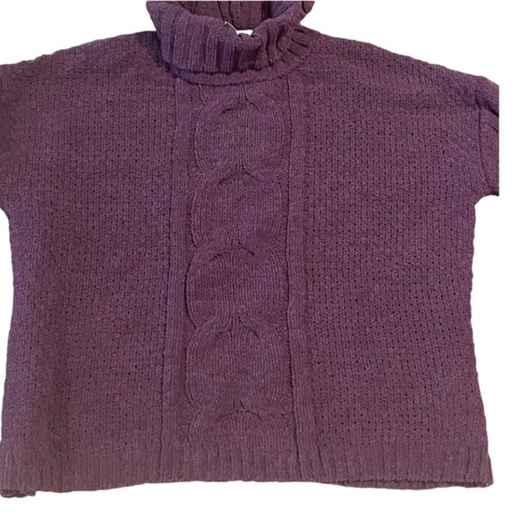 Seven7 NWT - Blackberry Wine Cowl Neck Chenille Sweater - New w/Tags - Sz L - Picture 5 of 10